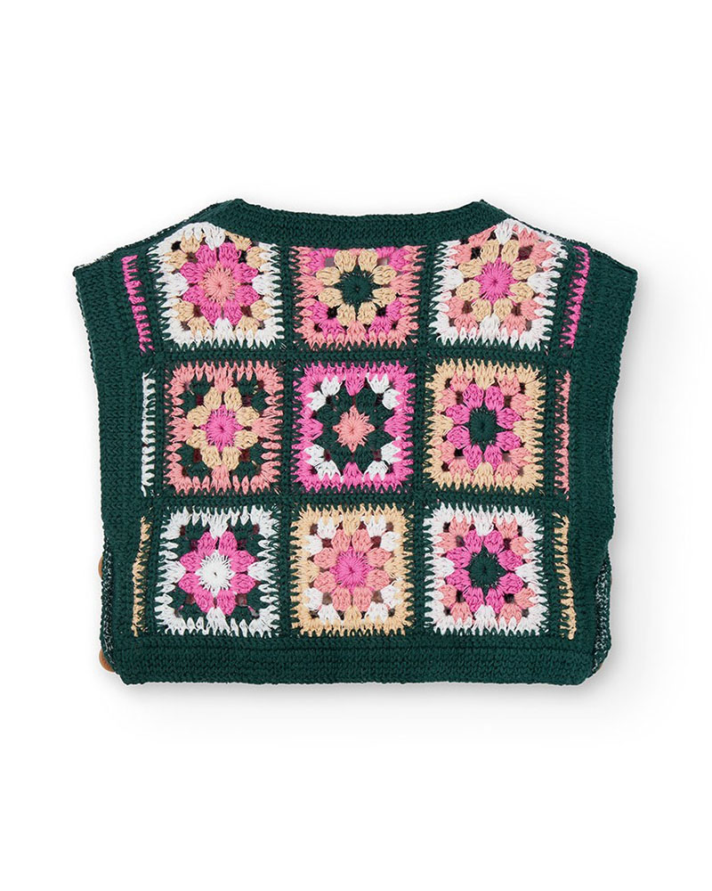 BOBOLI Knitwear vest for baby girl -BCI - 232096 BOBOLI Knitwear vest for baby girl -BCI - 232096