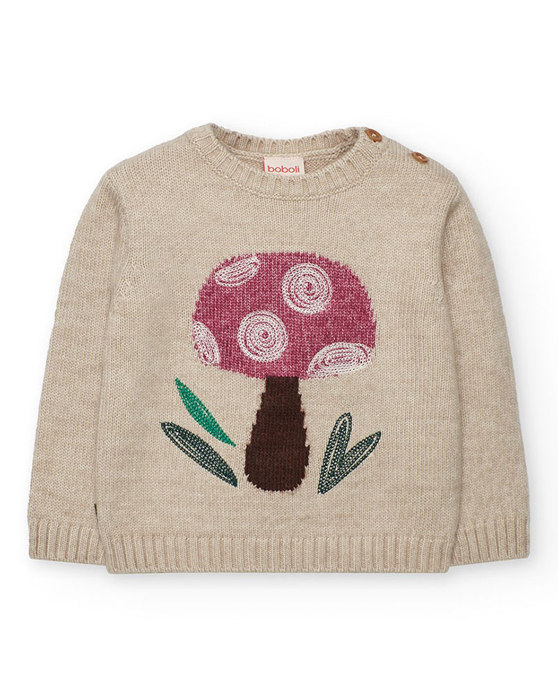 BOBOLI Knitwear pullover for baby girl - 232007 BOBOLI Knitwear pullover for baby girl - 232007