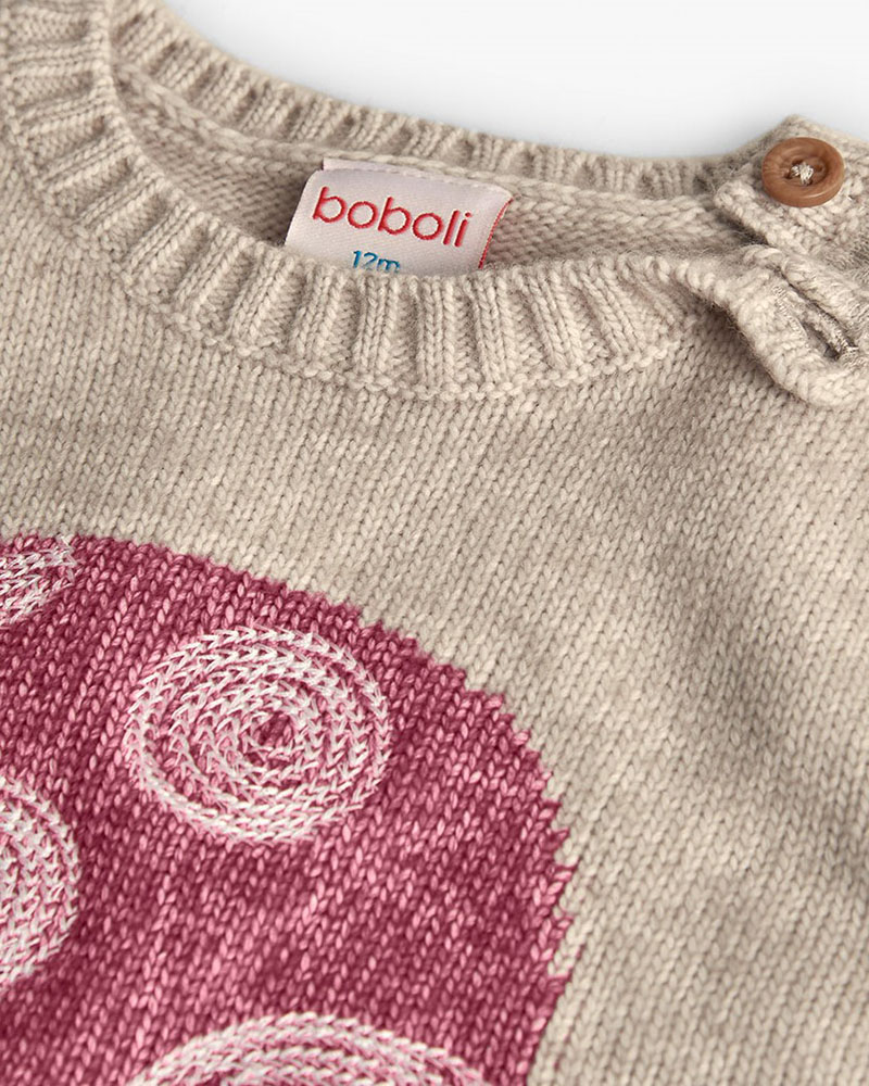 BOBOLI Knitwear pullover for baby girl - 232007 BOBOLI Knitwear pullover for baby girl - 232007