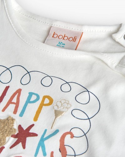 BOBOLI Knit t-Shirt for baby girl -BCI - 242187 BOBOLI Knit t-Shirt for baby girl -BCI - 242187