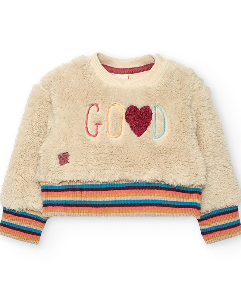 BOBOLI Sweatshirt for baby girl - 242086 BOBOLI Sweatshirt for baby girl - 242086