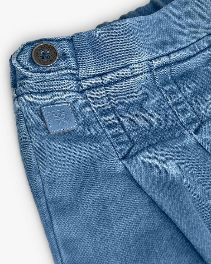 BOBOLI Skirt denim knit for baby -BCI - 242042