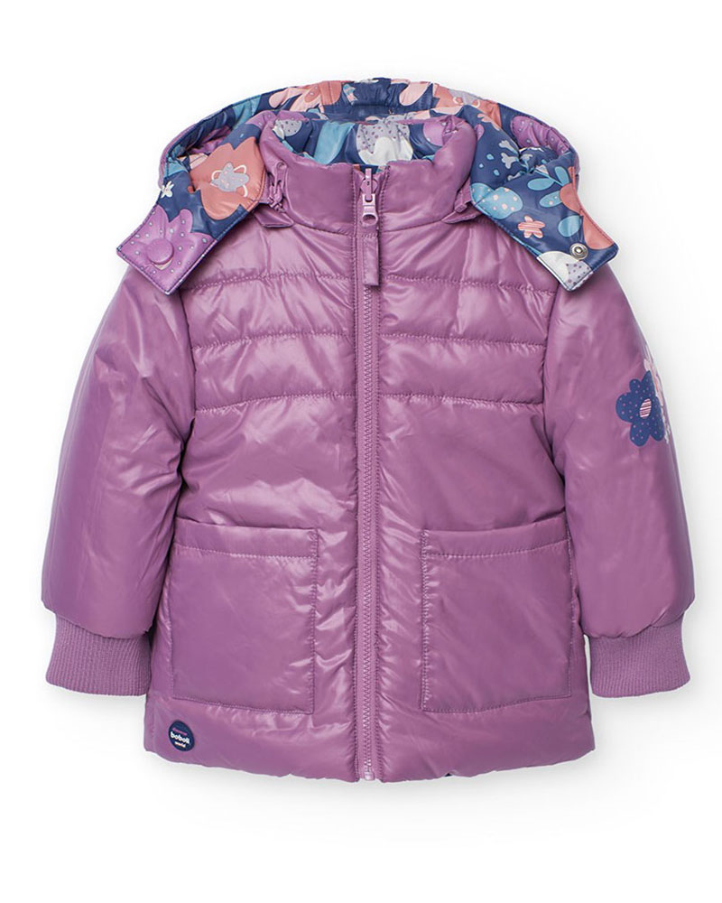 BOBOLI Reversible parka for baby girl - 222185 BOBOLI Reversible parka for baby girl - 222185