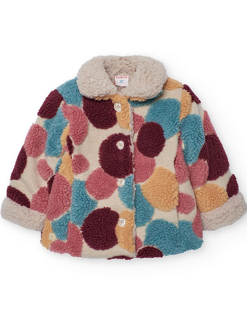 BOBOLI Cloth coat for baby girl - 242176