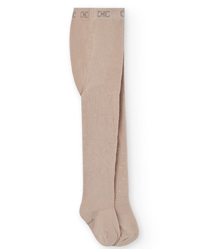 BOBOLI Thick tights crystals for baby girl -BCI - 702043 BOBOLI Thick tights crystals for baby girl -BCI - 702043