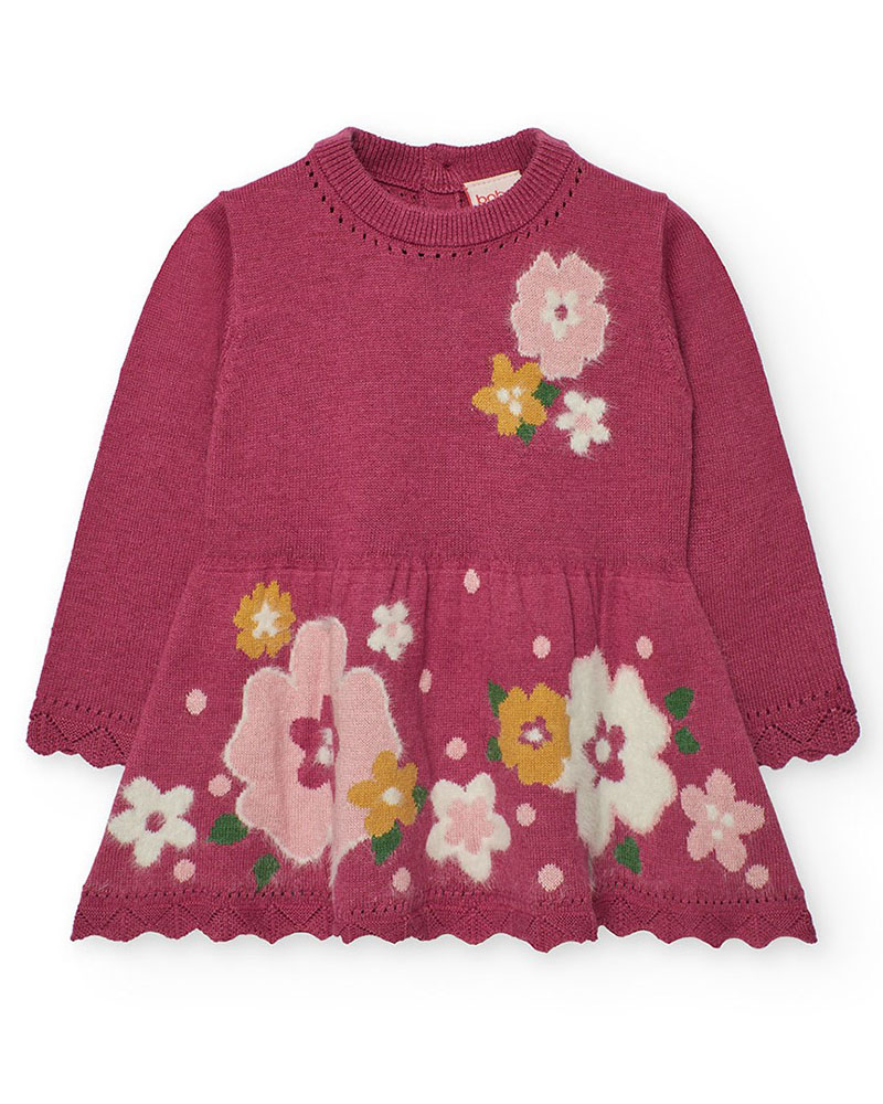 BOBOLI Knitwear dress for baby girl -BCI - 702188 BOBOLI Knitwear dress for baby girl -BCI - 702188
