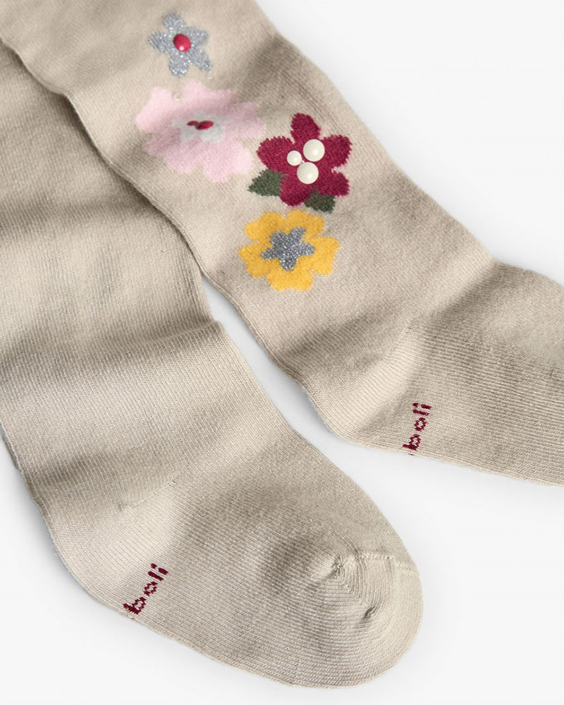 BOBOLI Thick tights floral for baby girl -BCI - 702133 BOBOLI Thick tights floral for baby girl -BCI - 702133