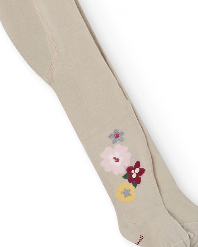 BOBOLI Thick tights floral for baby girl -BCI - 702133 BOBOLI Thick tights floral for baby girl -BCI - 702133