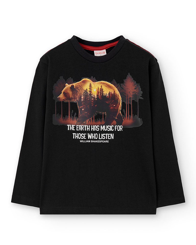 BOBOLI Long sleeves t-Shirt for boy -BCI - 592017 BOBOLI Long sleeves t-Shirt for boy -BCI - 592017