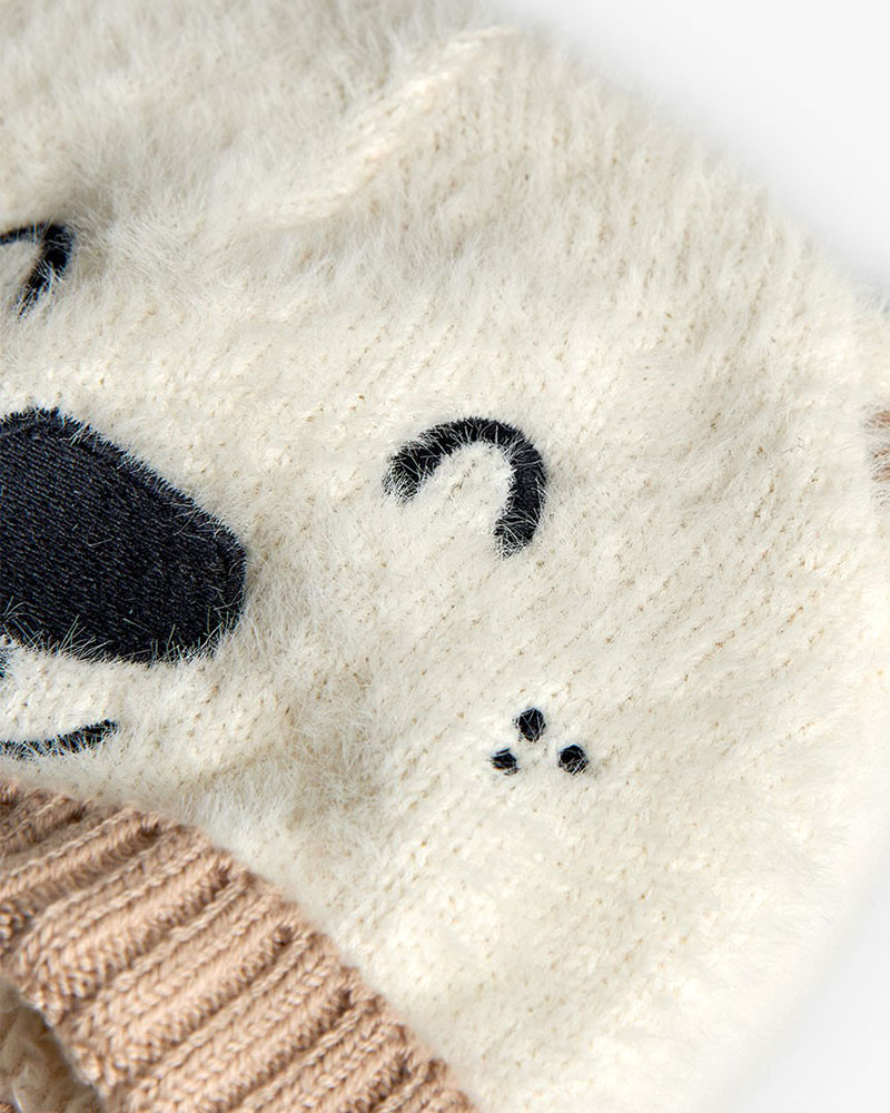 BOBOLI Knitwear hat "bear" for baby -BCI - 192080 BOBOLI Knitwear hat "bear" for baby -BCI - 192080