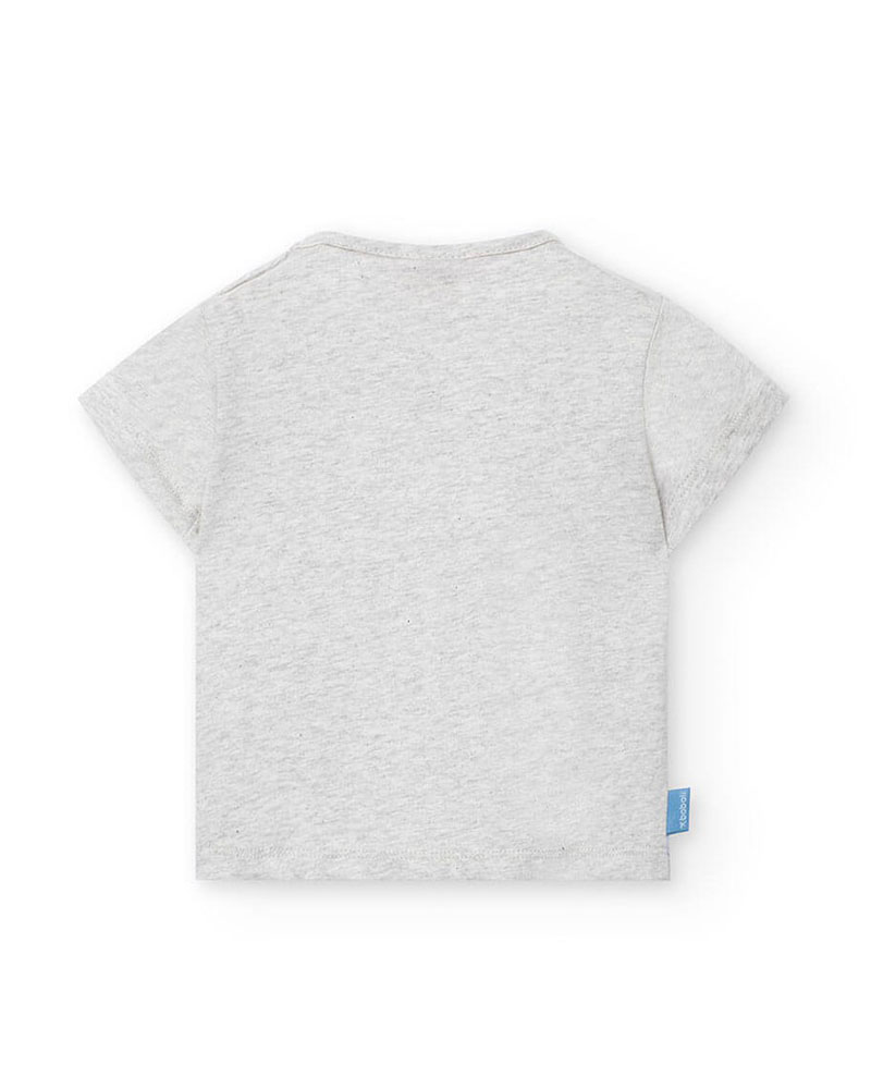 BOBOLI Knit t-Shirt short sleeves for baby -BCI - 242198