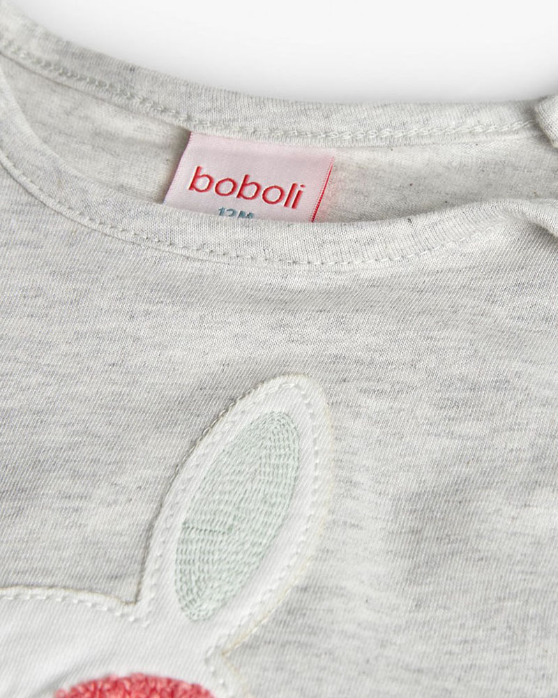 BOBOLI Knit t-Shirt short sleeves for baby -BCI - 242198