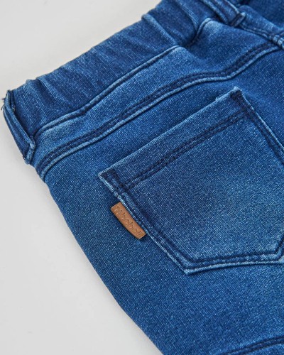 BOBOLI Fleece denim shorts for girl -BCI - 490711