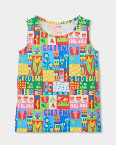 BOBOLI Knit pyjamas printed -BCI - 483049