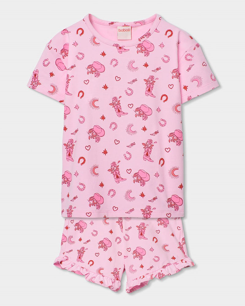 BOBOLI Knit pyjamas printed for girl -BCI - 483016