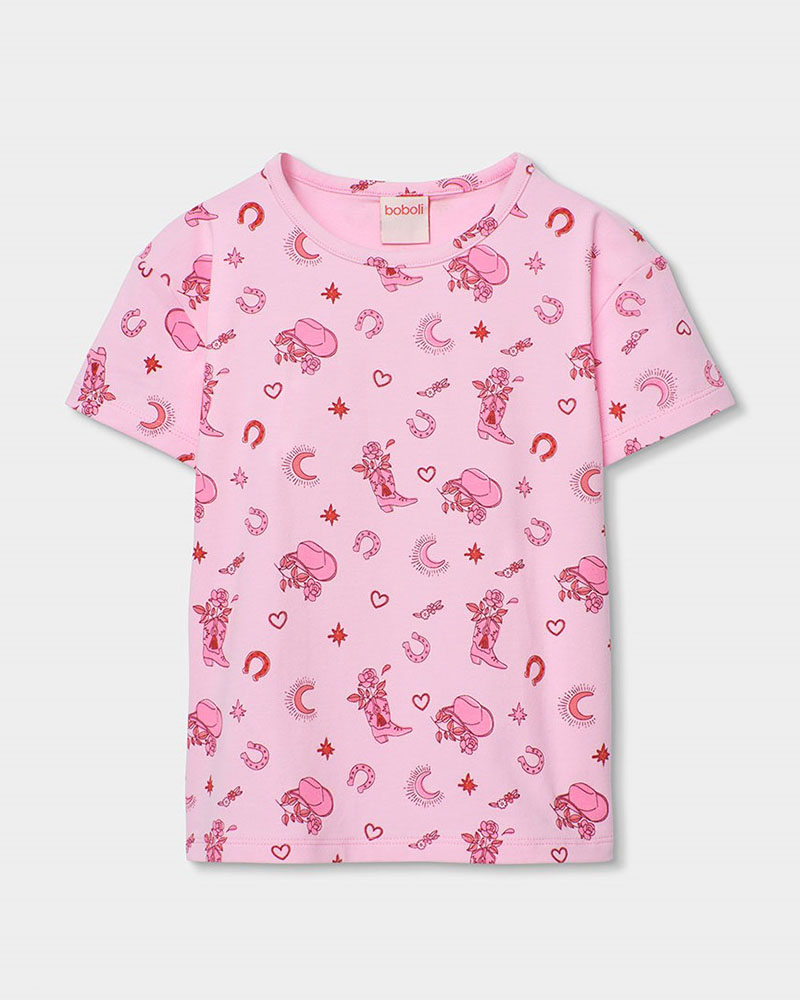 BOBOLI Knit pyjamas printed for girl -BCI - 483016