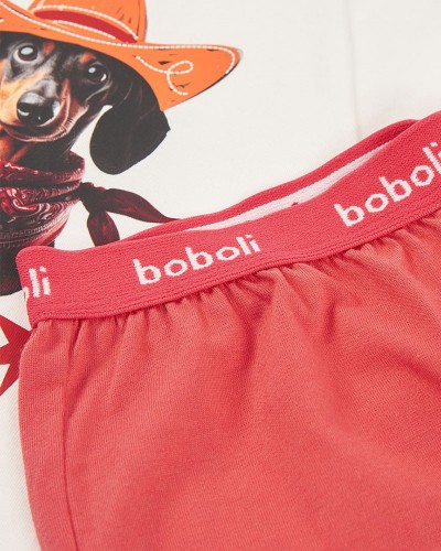 BOBOLI Knit pyjamas short sleeves for boy -BCI - 683052