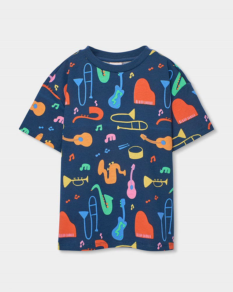 BOBOLI Knit pyjamas printed for boy -BCI - 683018