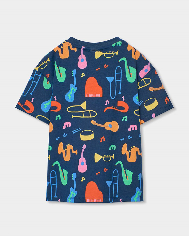 BOBOLI Knit pyjamas printed for boy -BCI - 683018