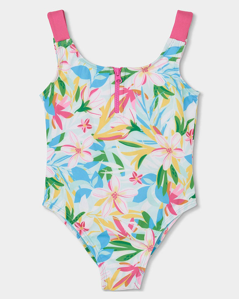 BOBOLI Swimsuit polyamide floral for girl - 443090