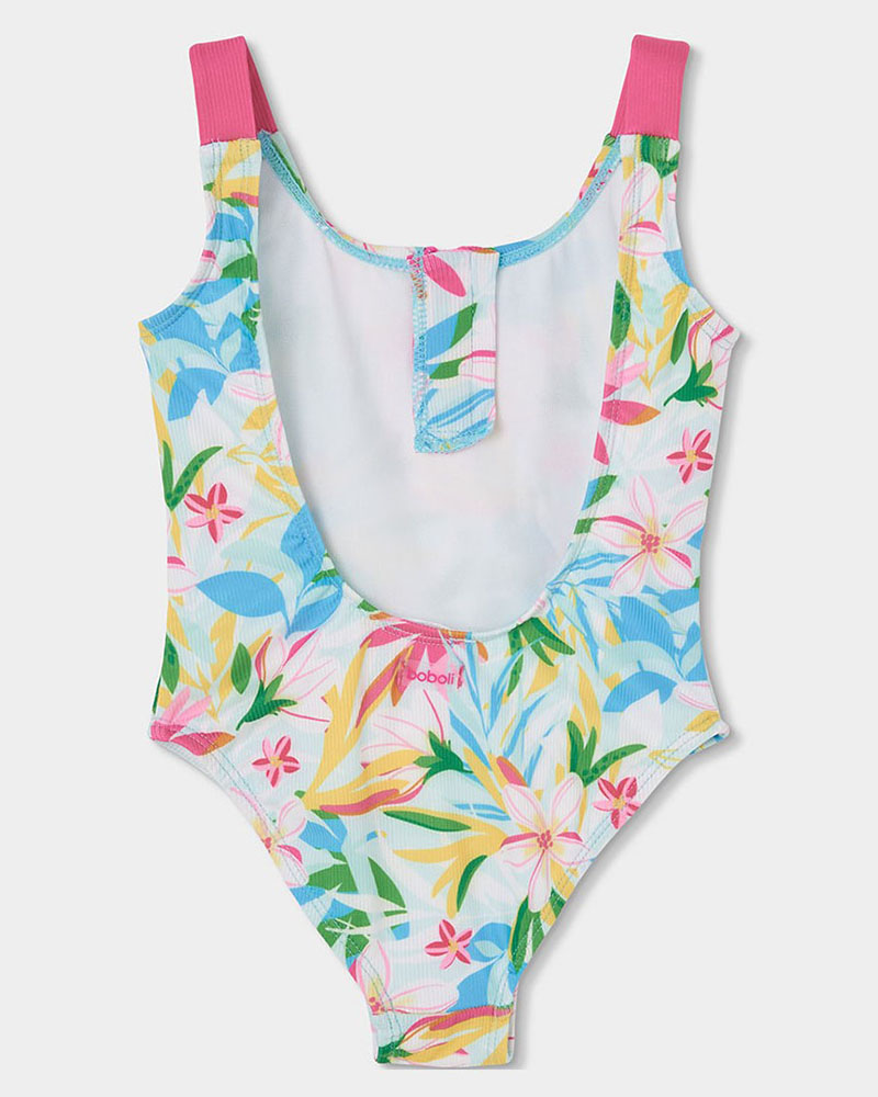 BOBOLI Swimsuit polyamide floral for girl - 443090