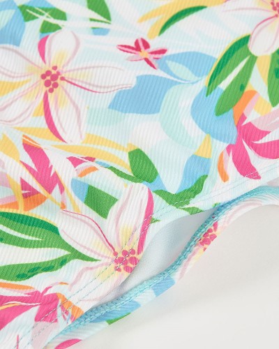 BOBOLI Swimsuit polyamide floral for girl - 443090