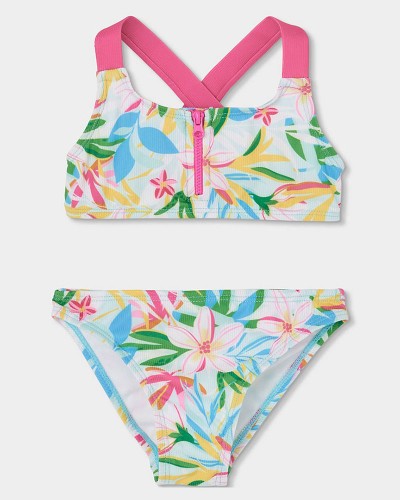 BOBOLI Bikini polyamide floral for girl - 443102