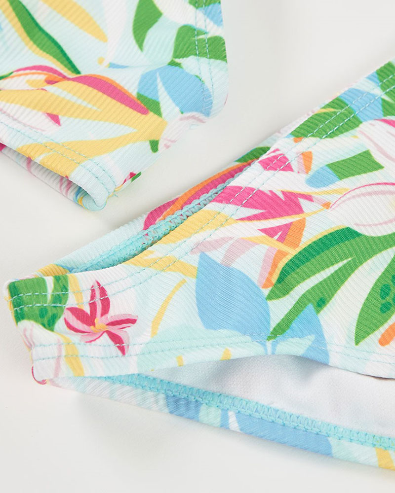 BOBOLI Bikini polyamide floral for girl - 443102