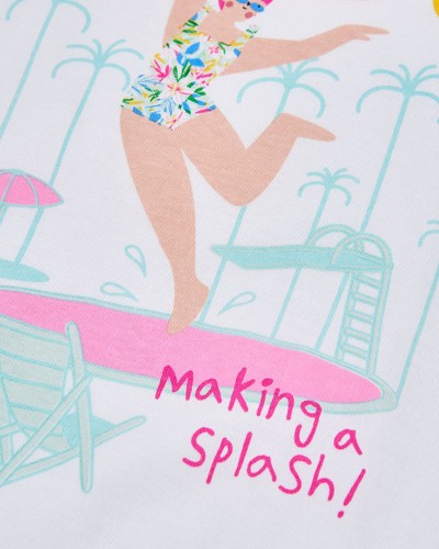 BOBOLI Knit t-Shirt short sleeves for girl -BCI - 443001