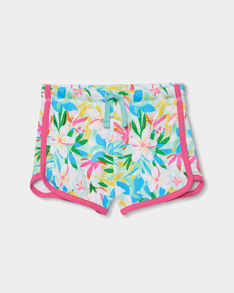 BOBOLI Short floral for girl -BCI - 443012