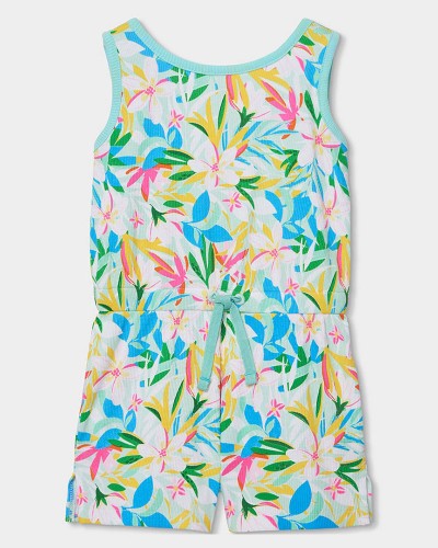 BOBOLI Jumpsuit floral for girl -BCI - 443023