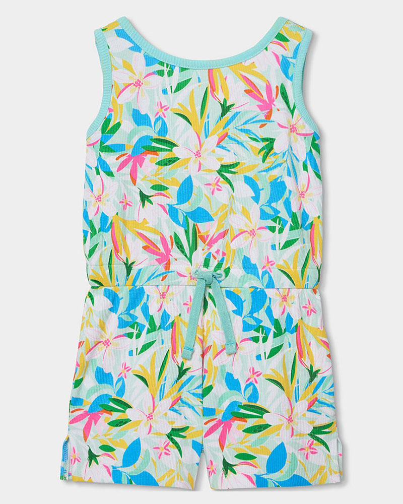 BOBOLI Jumpsuit floral for girl -BCI - 443023