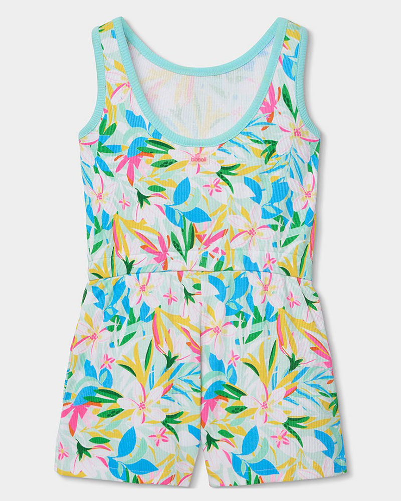BOBOLI Jumpsuit floral for girl -BCI - 443023