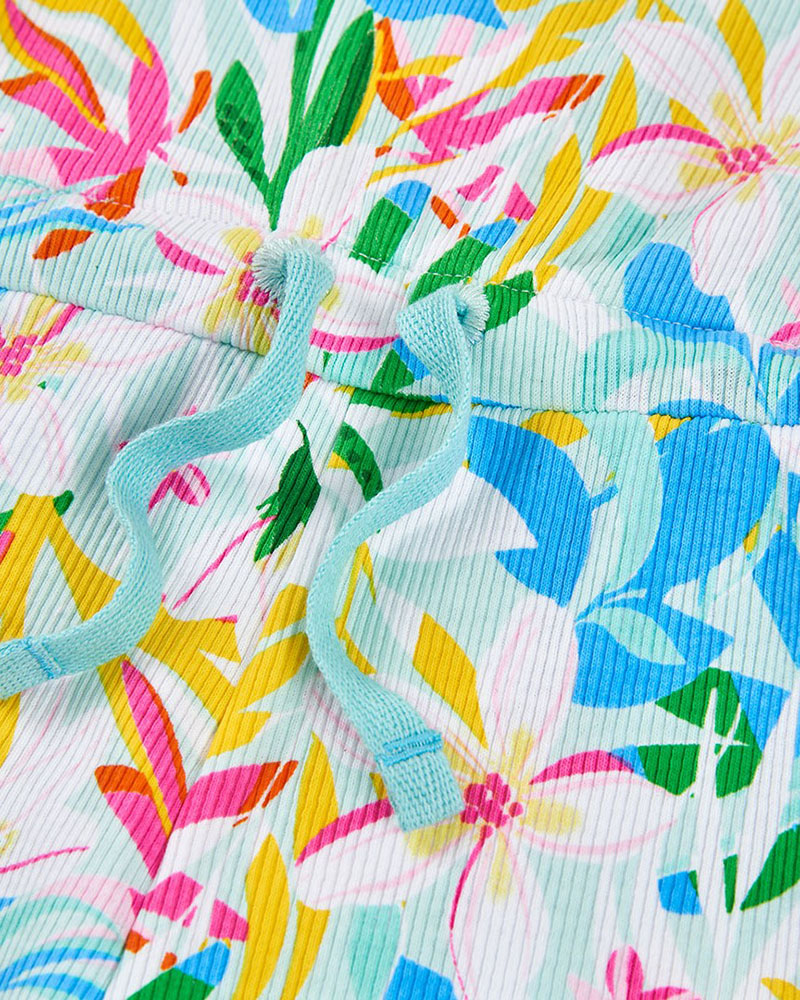 BOBOLI Jumpsuit floral for girl -BCI - 443023