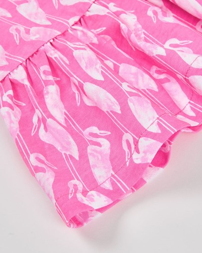 BOBOLI Knit dress printed for girl -BCI - 443056