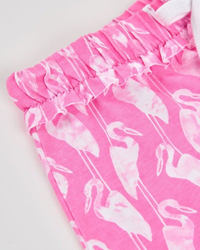 BOBOLI Knit shorts printed for girl -BCI - 443078