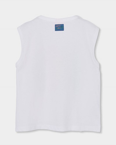 BOBOLI Knit t-Shirt sleevless for boy -BCI - 613156