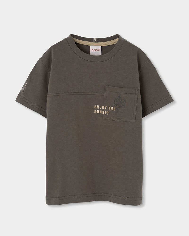 BOBOLI Knit t-Shirt for boy -BCI - 623089