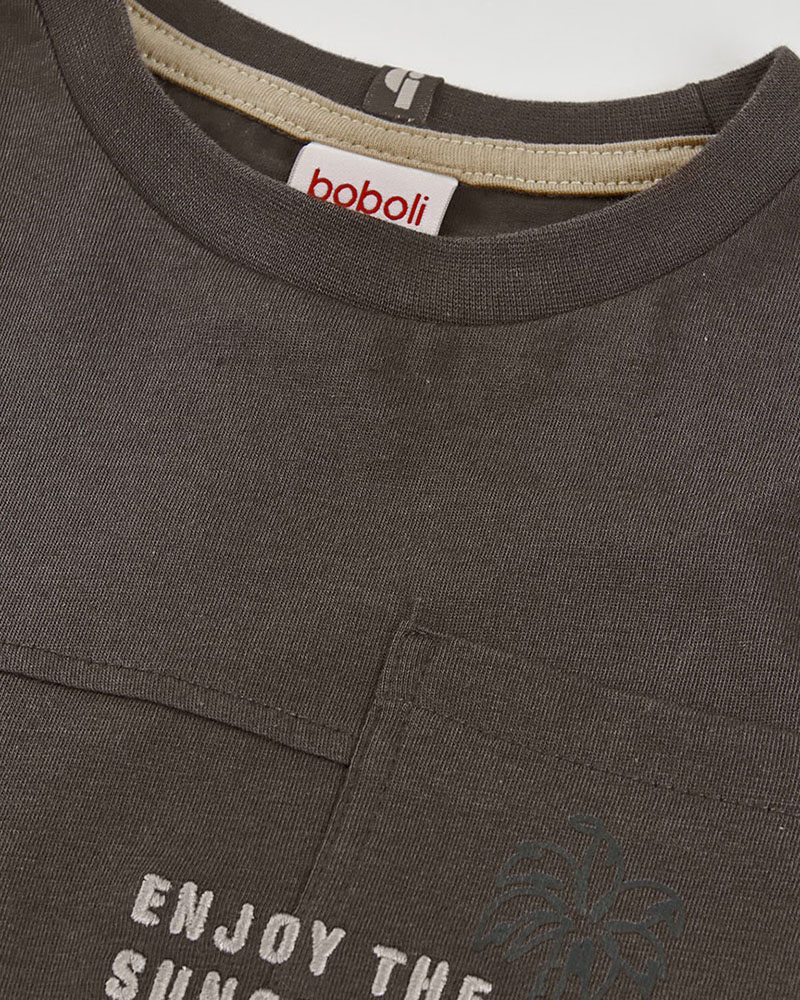 BOBOLI Knit t-Shirt for boy -BCI - 623089