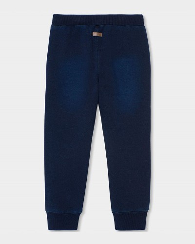 BOBOLI Fleece denim trousers for boy -BCI - 690038