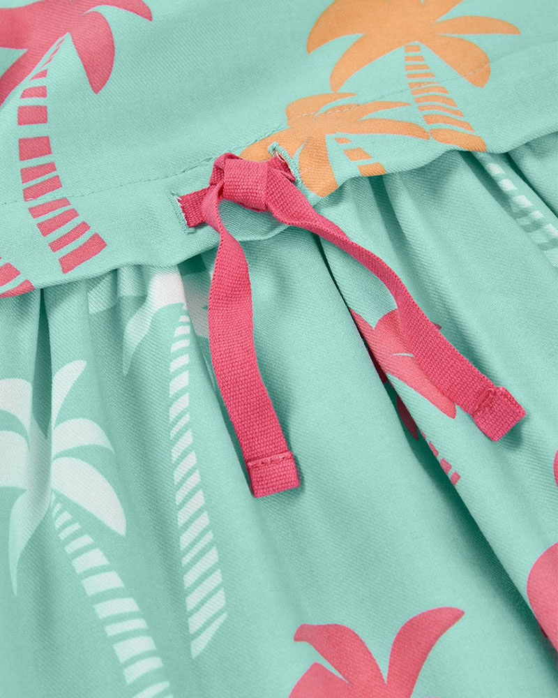 BOBOLI Viscose dress "palm trees" for girl - 333043