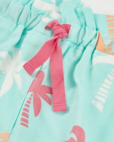 BOBOLI Shorts "palm trees" for girl - 333076