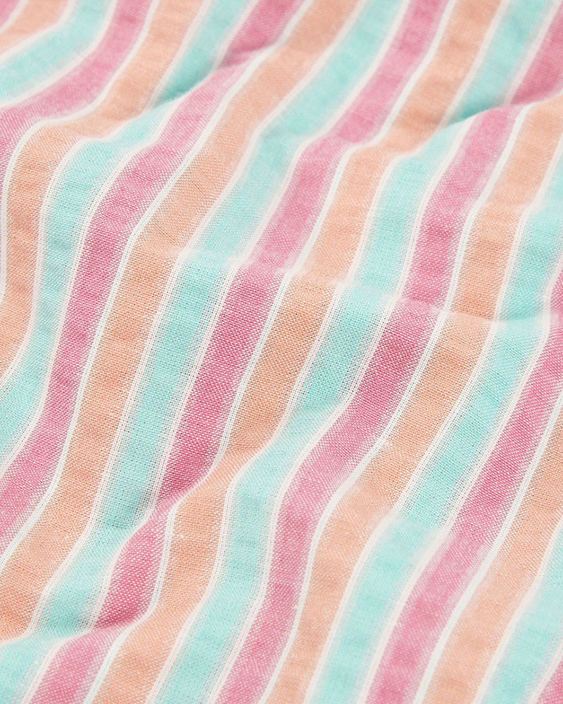 BOBOLI Poplin dress striped for girl -BCI - 333098