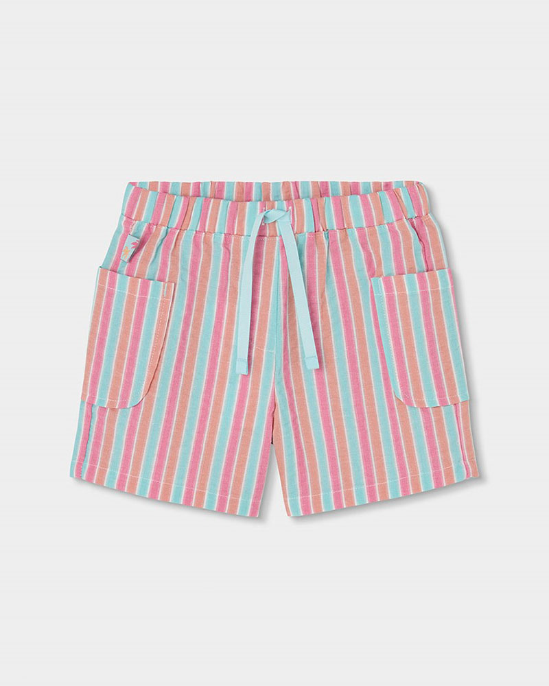 BOBOLI Poplin bermuda shorts for girl -BCI - 333111