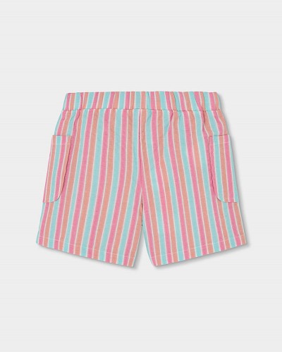 BOBOLI Poplin bermuda shorts for girl -BCI - 333111