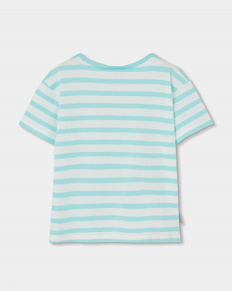 BOBOLI Knit t-Shirt striped for girl -BCI - 333133