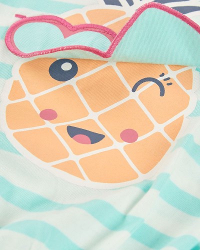 BOBOLI Knit t-Shirt striped for girl -BCI - 333133