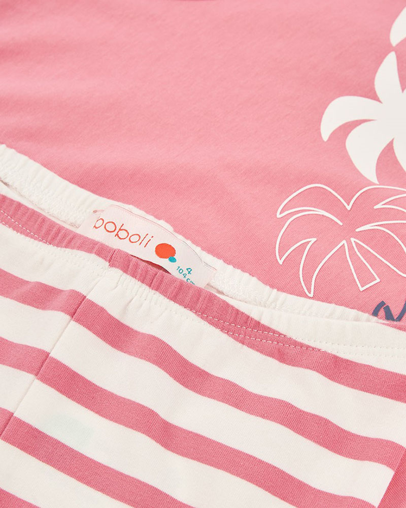 BOBOLI Set knit combined for girl -BCI - 333144