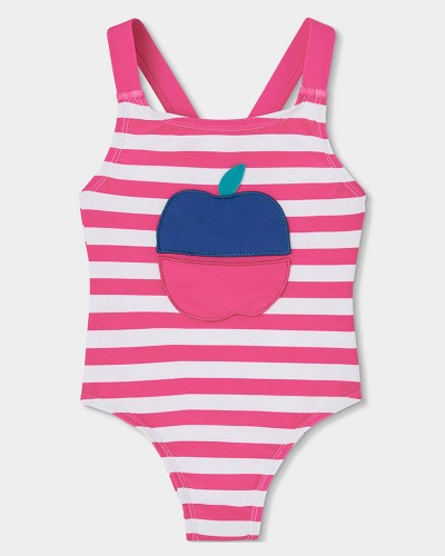 BOBOLI Swimsuit polyamide striped for girl - 343123