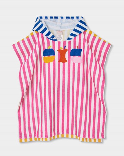 BOBOLI Towel striped hooded for girl -BCI - 343190